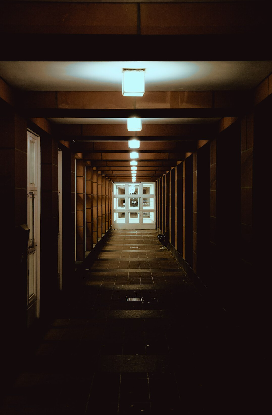 dark hallway
